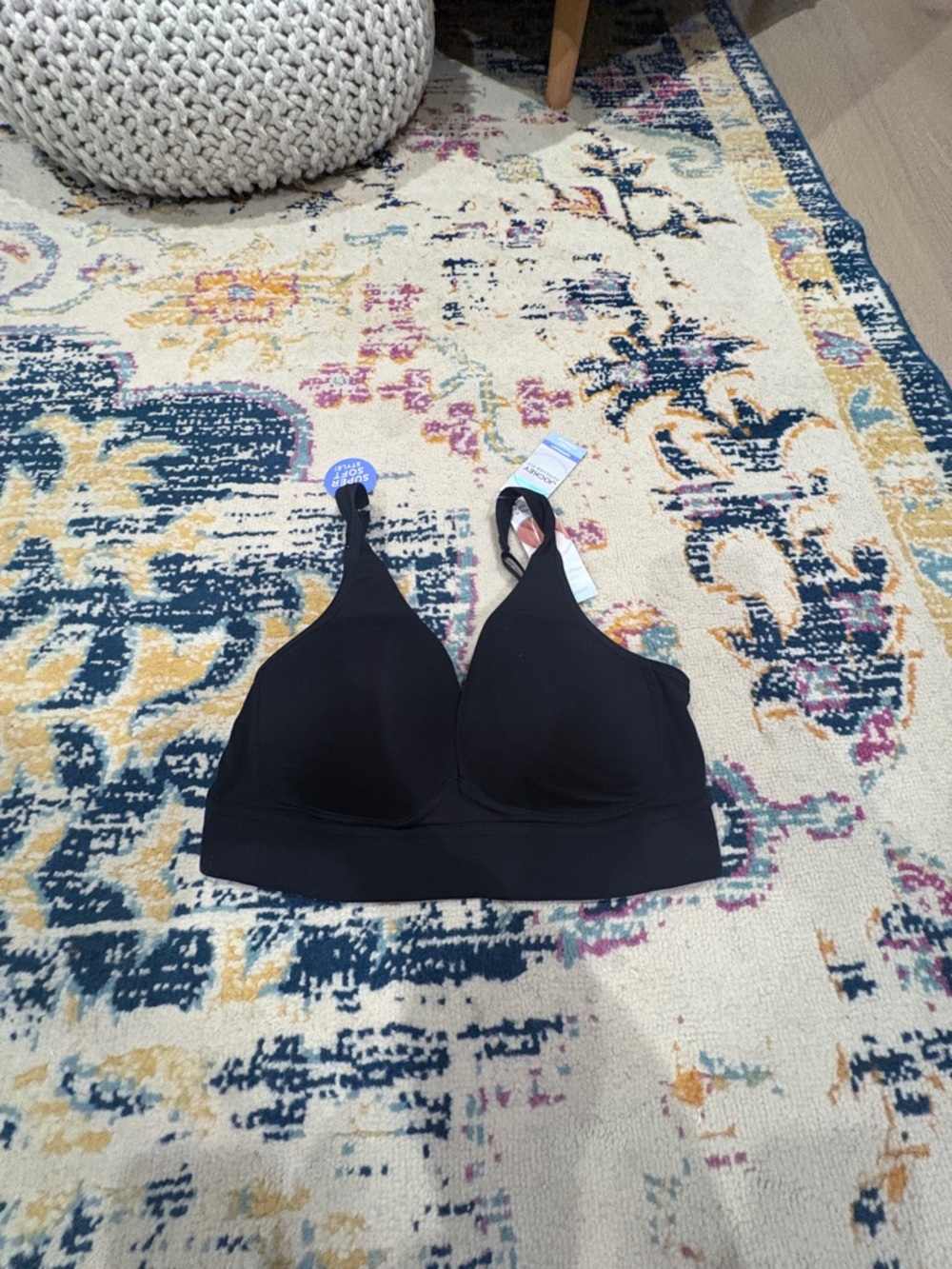 Jockey Black Wireless Seamless Comfort Bra